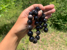Charger l'image dans la galerie, Perles en obsidienne argentée entre 4 et 18mm OAU