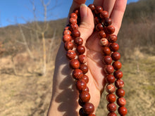 Charger l'image dans la galerie, Perles en jaspe peau de serpent entre 8 et 10mm