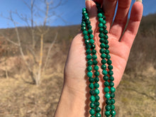 Charger l'image dans la galerie, Perles en malachite facettées entre 2 et 6,5mm