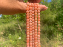 Charger l'image dans la galerie, Perles en calcite orange entre 6 et 8mm