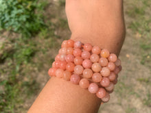 Charger l'image dans la galerie, Perles en calcite orange entre 6 et 8mm