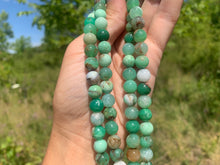Charger l'image dans la galerie, Perles en chrysoprase entre 4 et 10mm
