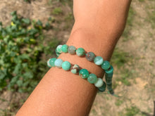 Charger l'image dans la galerie, Perles en chrysoprase entre 4 et 10mm