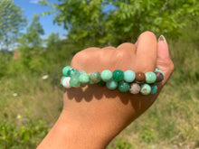 Charger l'image dans la galerie, Perles en chrysoprase entre 4 et 10mm
