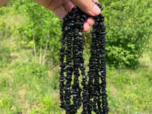 Charger l'image dans la galerie, Perles en obsidienne oeil céleste (arc-en-ciel), forme chips