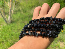 Charger l'image dans la galerie, Perles en obsidienne oeil céleste (arc-en-ciel), forme chips
