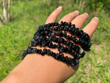 Charger l'image dans la galerie, Perles en obsidienne oeil céleste (arc-en-ciel), forme chips