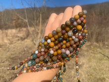 Charger l'image dans la galerie, Perles en jaspe océan entre 4 et 10mm