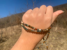 Charger l'image dans la galerie, Perles en jaspe océan entre 4 et 10mm