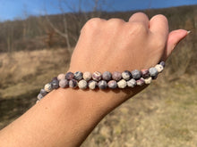 Charger l'image dans la galerie, Perles en jaspe porcelaine facettées en 8mm