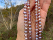 Charger l'image dans la galerie, Perles de culture rose / violette entre 3 et 8mm