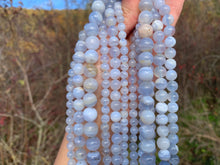 Charger l'image dans la galerie, Perles en agate blue lace entre 6 et 10mm ABLU