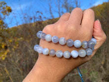 Charger l'image dans la galerie, Perles en agate blue lace entre 6 et 10mm ABLU