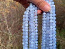 Charger l'image dans la galerie, Perles en agate blue lace entre 6 et 10mm ABLD