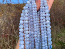 Charger l'image dans la galerie, Perles en agate blue lace entre 6 et 10mm ABLD