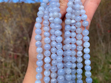 Charger l'image dans la galerie, Perles en agate blue lace entre 6 et 10mm ABLD