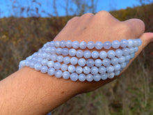 Charger l'image dans la galerie, Perles en agate blue lace entre 6 et 10mm ABLD