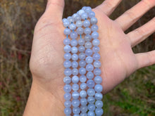 Charger l'image dans la galerie, Perles en agate blue lace entre 6 et 10mm ABLD
