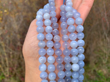 Charger l'image dans la galerie, Perles en agate blue lace entre 6 et 10mm ABLD