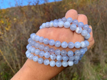 Charger l'image dans la galerie, Perles en agate blue lace entre 6 et 10mm ABLD