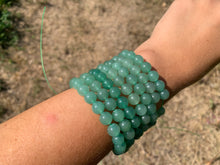 Charger l'image dans la galerie, Perles en aventurine verte entre 4 et 14mm