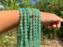 Charger l'image dans la galerie, Perles en aventurine verte entre 4 et 14mm