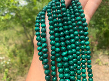Charger l'image dans la galerie, Perles en malachite entre 4 et 12mm MD