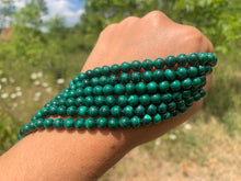 Charger l'image dans la galerie, Perles en malachite entre 4 et 12mm MD