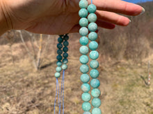Charger l'image dans la galerie, Perles en amazonite entre 4 et 12mm AU