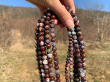 Charger l'image dans la galerie, Perles en agate plume entre 6 et 8mm