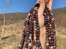 Charger l'image dans la galerie, Perles en agate plume entre 6 et 8mm