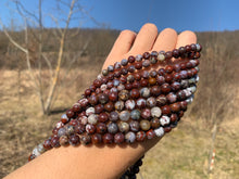 Charger l'image dans la galerie, Perles en agate plume entre 6 et 8mm