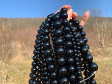 Charger l'image dans la galerie, Perles en obsidienne noire entre 4 et 18mm