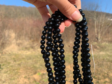 Charger l'image dans la galerie, Perles en obsidienne noire entre 4 et 18mm