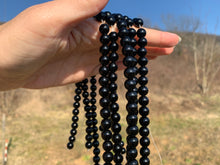Charger l'image dans la galerie, Perles en obsidienne noire entre 4 et 18mm
