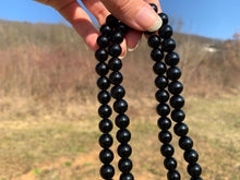 Charger l'image dans la galerie, Perles en obsidienne noire entre 4 et 18mm