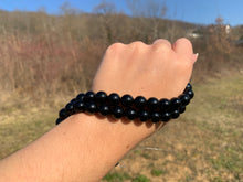Charger l'image dans la galerie, Perles en obsidienne noire entre 4 et 18mm