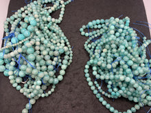 Charger l'image dans la galerie, Perles en amazonite entre 4 et 12mm AU