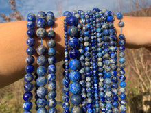 Charger l'image dans la galerie, Perles en lapis-lazuli entre 4 et 14mm LU