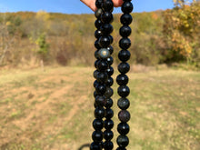 Charger l'image dans la galerie, Perles en obsidienne oeil céleste (arc-en-ciel) facettées entre 6 et 10mm