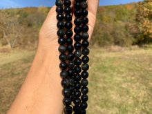 Charger l'image dans la galerie, Perles en obsidienne oeil céleste (arc-en-ciel) facettées entre 6 et 10mm