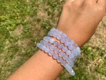 Charger l'image dans la galerie, Perles en calcédoine bleue CD, entre 4 et 10mm