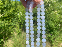 Charger l'image dans la galerie, Perles en calcédoine bleue CD, entre 4 et 10mm