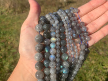 Charger l'image dans la galerie, Perles en labradorite entre 4 et 12mm LT