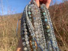 Charger l'image dans la galerie, Perles en labradorite entre 4 et 12mm LT