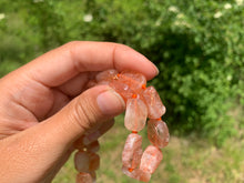 Charger l'image dans la galerie, Perles en pierre de soleil, forme "rectangle"