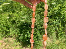 Charger l'image dans la galerie, Perles en pierre de soleil, forme "rectangle"