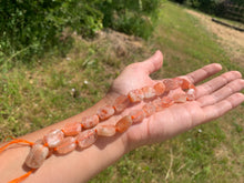 Charger l'image dans la galerie, Perles en pierre de soleil, forme "rectangle"