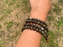 Charger l'image dans la galerie, Perles en jaspe sang de dragon forme diamant 8mm