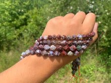 Charger l'image dans la galerie, Perles en agate plume forme diamant entre 8 et 10mm